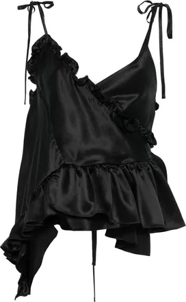 Cecilie Bahnsen Top Alessandra - Nero