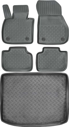 OEM Bmw Serie 2 F45 Active Tourer Minivan De 2014 - Juego De Alfombrillas Para Coche + Alfombrilla Para Maletero