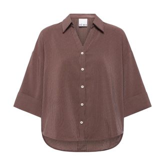 Ichi Mujer, Blusas y Camisas, Marr&oacute;n, Talla: XS