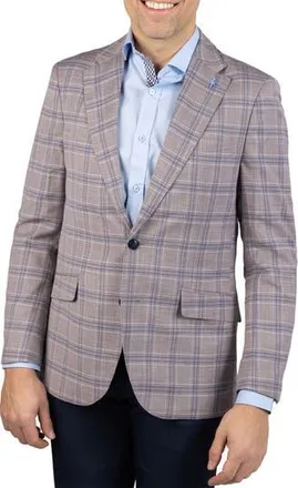 Tailorbyrd Shadow Plaid Sport Coat in Grey at Nordstrom Rack, Size 38 Regular