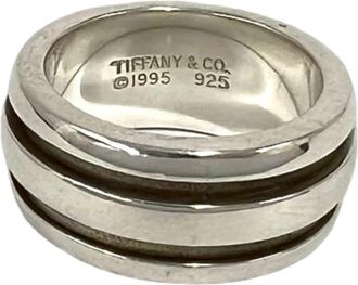 Tiffany & Co. Silver Silver 925 Band Ring (Pre-Owned)