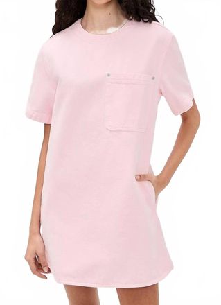 Pistola Denim Remi Classic T-Shirt Dress In Blush