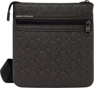 A|X Armani Exchange Crossbody Bag - Heren - Schoudertassen - Bruin - ONE Size - Leer - Tassen
