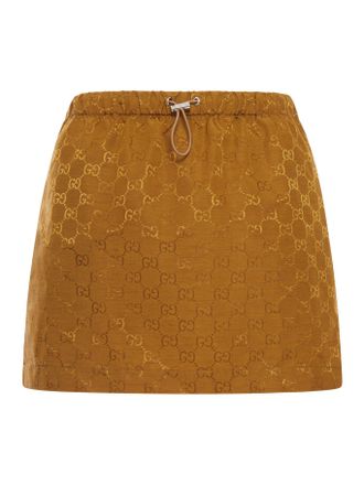 Gucci GG JACQUARD MINI SKIRT - Gucci - Woman