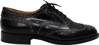 Churchs Burwood Met Studded Brogues in Zwart Kalfsleer