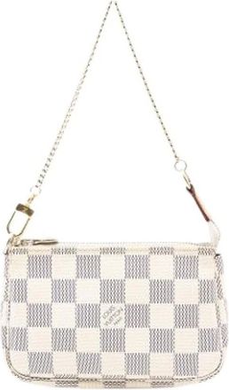 Louis Vuitton Pre-owned Clutches, female, White, Size: ONE SIZE Pre-owned Mini Pochette Accessoires