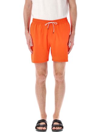 Ralph Lauren Orange Polo Pony-embroidered Swim Shorts