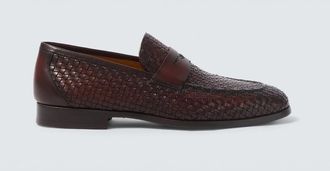 Magnanni Mocasines trenzados de piel