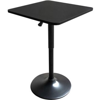 Happy Garden Mesa De Bar Negra Cuadrada Luke