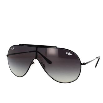 Ray-Ban Sunglasses, unisex, Black, Size: 33 MM Wings Mask Sunglasses