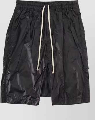 Rick Owens knee length beach shorts lightweight fabric pockets