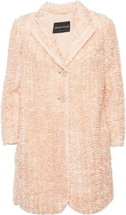 Emporio Armani Cappotto con applicazione - Rosa