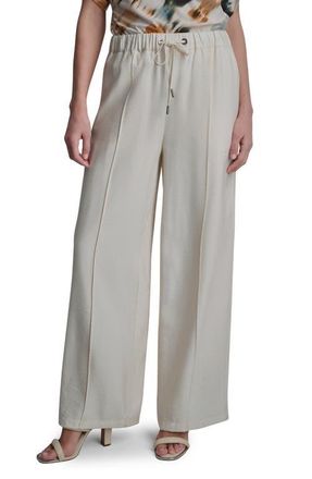 DKNY Drawstring Pants in Coconut at Nordstrom, Size Xx-Small