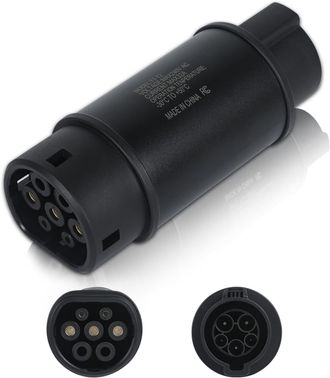 OEM Adaptador De Cable De Carga Para Veh&iacute;culos El&eacute;ctricos, M&aacute;x. 32 A, 240 V Ca, Ip54, Adaptador De Tipo 1 A Tipo 2, Adaptador Para Veh&iacute;culos El&eacute;ctricos Sa