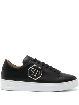 Philipp Plein Sneakers con placca logo - Nero