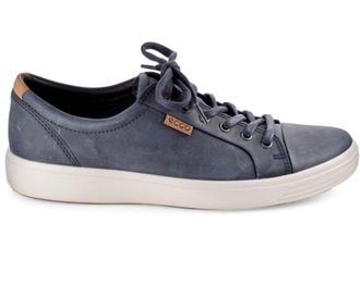 Ecco Mens Soft 7 Sneaker In Marine