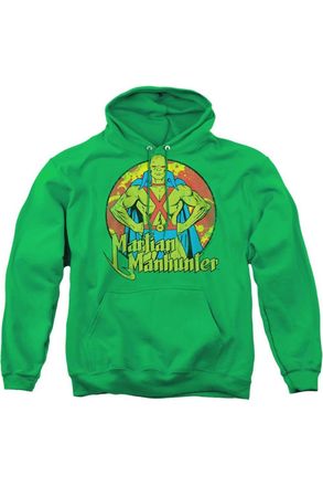 Gildan DC Comics Martian Manhunter Adult Pull Over Hoodie / Hooded Sweatshirt