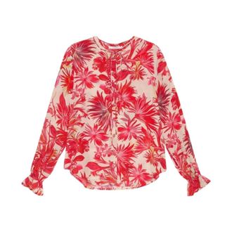 Maliparmi Blouses, female, Red, Size: 2XL Blouses