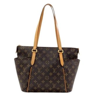 Louis Vuitton Pre-owned Monogram Canvas Tote Bag - Dames - Vintage Shopper - Bruin - ONE Size - Vintage