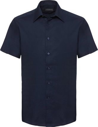 Russell Athletic Russell Collection Heren Oxford Easy-Care Tailored Shirt (Heldere marine)