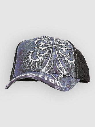 Affliction Skeleton Hat Cap blau