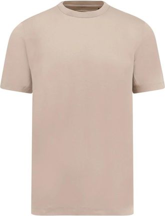 HUGO BOSS Katoenen T-shirt - Heren - T-shirts - Beige - S - Katoen - Tops