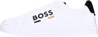 HUGO BOSS Leren Sneakers - Heren - Sneakers - Wit - 41 EU - Leer - Schoenen
