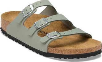 Birkenstock Florida Soft Footbed Leather Oiled Sandalen f&uuml;r Damen | braun