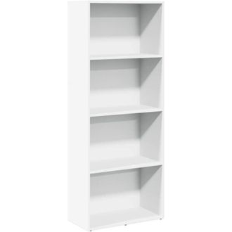 vidaXL Bookcase White 60x30x152 cm Engineered Wood vidaXL