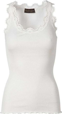 Rosemunde Witte Top met Stijl 5205 - Dames - Tops zonder mouwen - Wit - S - Tops