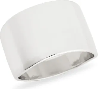 Nordstrom Rack Cigar Band Ring in Silver at Nordstrom Rack, Size 7