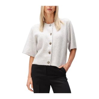 Modstr&ouml;m Truien & Vesten, Dames, Grijs, M, Katoen, Noemd Cardigan