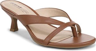 Life Stride Navine Kitten Heel Flip Flop in Caramel at Nordstrom, Size 9.5