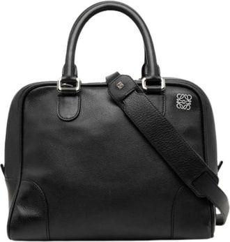 Loewe Pre-owned Shoulder Bag - Dames - Vintage Handtas - Zwart - ONE Size - Leer - Vintage
