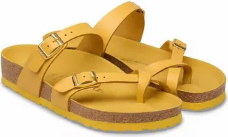 Birkenstock Womens Mayari Thong Sandal In Amalfi Ochre