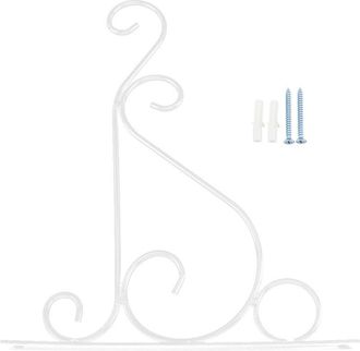 OEM Colgador De Pared De Hierro Para Plantas, Gancho Para Flores Para Decoraci&oacute;n De Jard&iacute;n Y Hogar, 25x21cm (blanco)