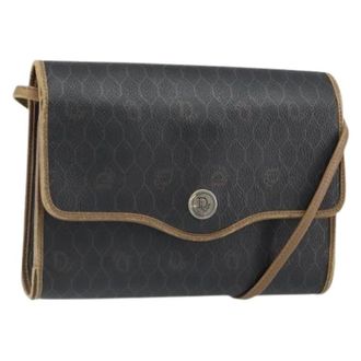 Dior Pre-owned Cross Body Bags, female, Black, Size: ONE SIZE Pre-owned Vintage Plastic Shoulder Bag