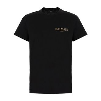 Balmain Hombre, Camisetas, Negro, Talla: S