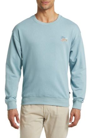 Swannies Golf is Easy Embroidered French Terry Sweatshirt in Reef at Nordstrom, Size Large