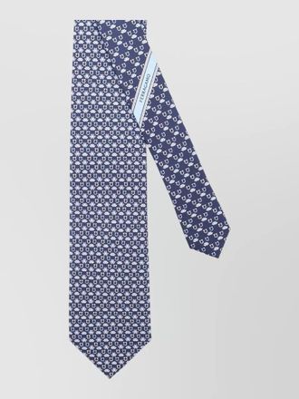 Ferragamo bow tie regular width patterned style