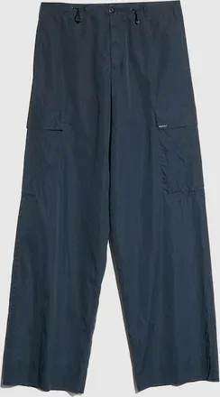 Gucci Lightweight Matt Technical Cotton Pants, Size XXL, Grey