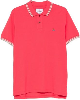 Vivienne Westwood Tops, Heren, Roze, M, Katoen, Classic Polo