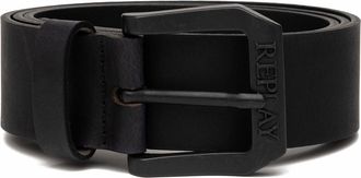 Replay Lederg&uuml;rtel REPLAY, Herren, Gr. 110, gr&uuml;n (dunklegr&uuml;n), Rindsleder, unifarben, G&uuml;rtel Lederg&uuml;rtel, mit matter Schliesse