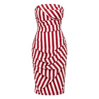 Dolce & Gabbana Vestido Midi - Dresses - Mujer - Rojo - M