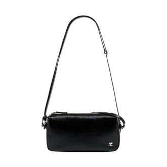 Courr&egrave;ges Small Three Sixty Shoulder Bag - female - Courr&egrave;ges - Cross Body Bags - Black - ONE SIZE - Bags