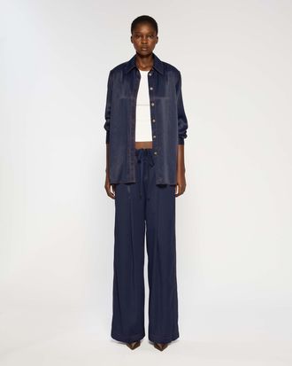 Serena Bute Slouchy Jogger - Navy Blue