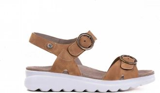 Wolky Womens Ikaria Tiza Biocare Sandal In Tan