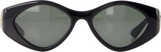 Gucci Gg 2121S Zonnebril - Dames - Zonnebrillen - Zwart - 52 MM - Accessoires