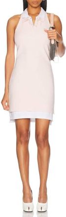 Alexander Wang Layered Polo Mini Dress, Size Medium