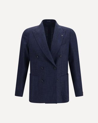Tagliatore Single-breasted Blazer with patch pockets Male 48